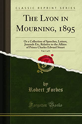 The Lyon in Mourning, 1895, Vol. 1 of 3