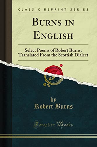 Burns in English