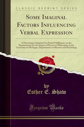 Some Imaginal Factors Influencing Verbal Expression