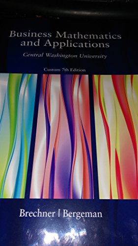 Custom Business Mathematics and Applications