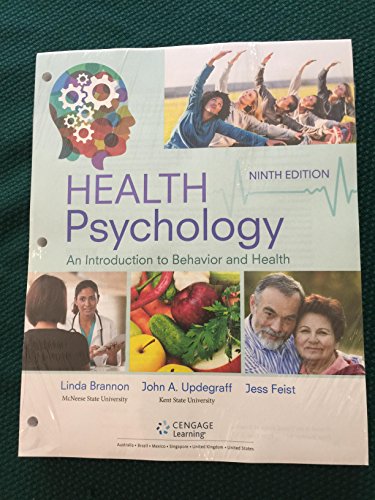 Health Psychology/Intro Behavior/Health