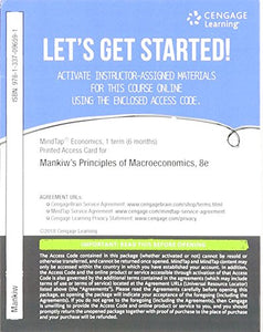 Mindtap Economics, 1 Term (6 Months) Printed Access Card for Mankiw's Principles of Macroeconomics, 8th 