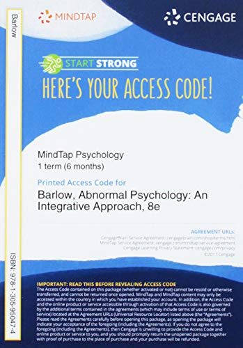 Abnormal Psychology: An Integrative Approach, Loose-Leaf Version