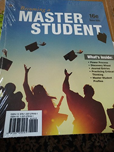 Becoming a Master Student, Loose-Leaf Version