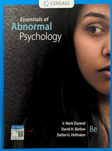 Essentials of Abnormal Psychology 