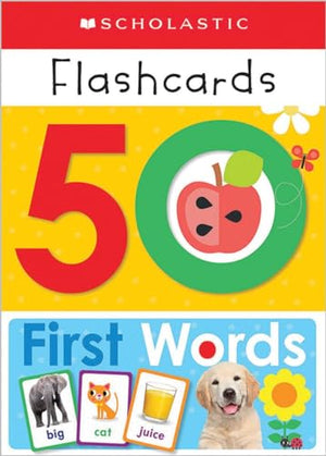 Flashcards: 50 First Words (Scholastic Early Learners)