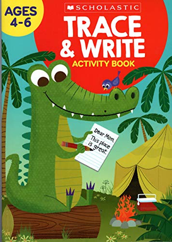 Scholastic  Trace  Write  Educational Workbooks Ages