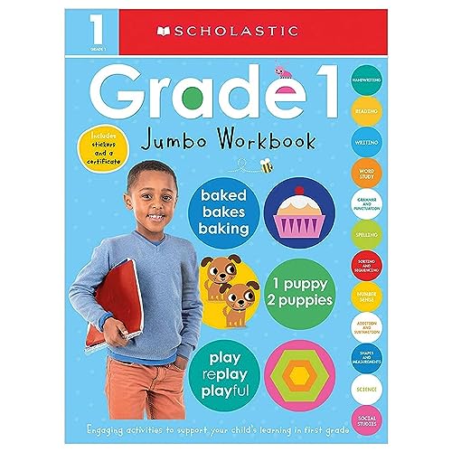 First Grade Jumbo Workbook: Scholastic Early Learners (Jumbo Workbook)