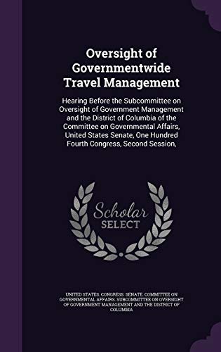 Oversight of Governmentwide Travel Management
