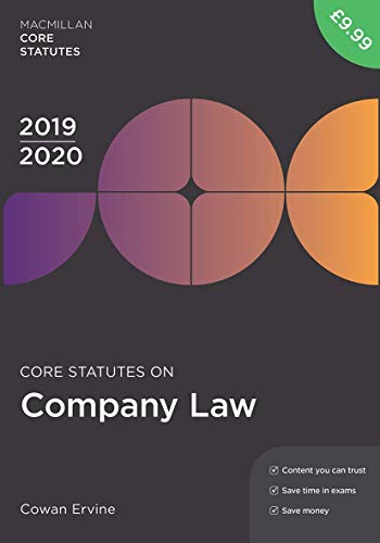 Core Statutes on Company Law 2019-20