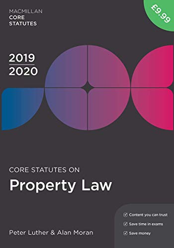 Core Statutes on Property Law 2019-20