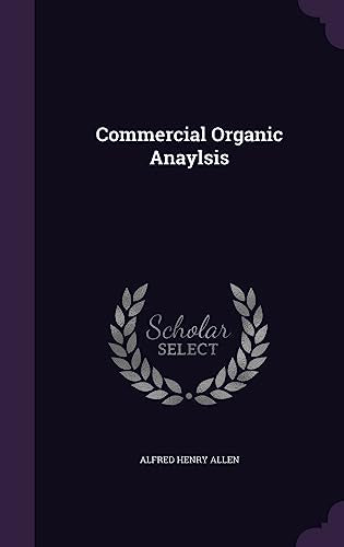 Commercial Organic Anaylsis
