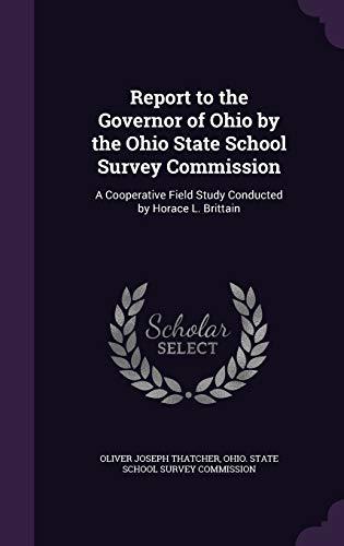 Report to the Governor of Ohio by the Ohio State School Survey Commission