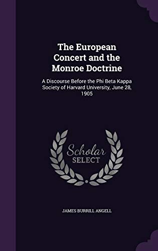 The European Concert and the Monroe Doctrine