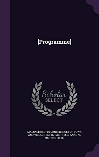[Programme]