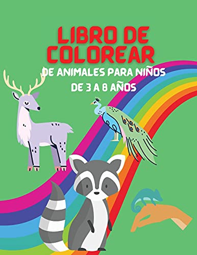 Libro de Colorear de Animales para Ninos de 3 a 8 anos