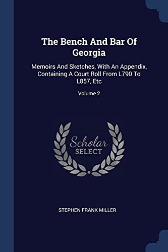 The Bench And Bar Of Georgia