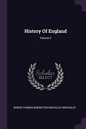 History Of England; Volume 4