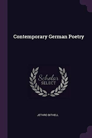 Contemporary German Poetry