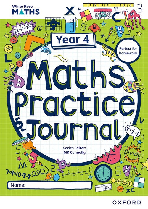 Year 4 Maths Workbook – White Rose Maths Practice Journal – KS2 Week-by ...