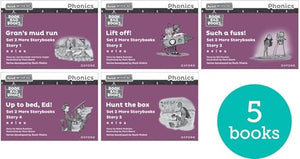 Read Write Inc. Phonics: Purple Set 2 More Black & White Storybooks (Pack of 5) 