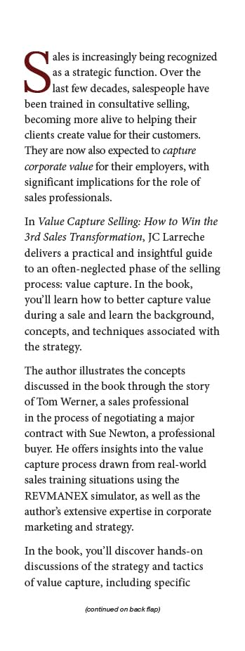 Value Capture Selling