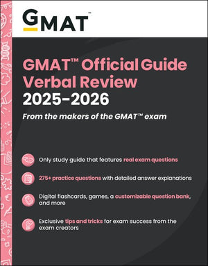GMAT Official Guide Verbal Review 2025-2026