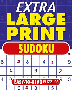 Extra Large Print Sudoku 