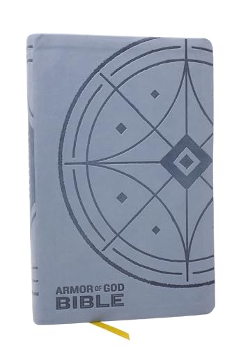 NKJV Armor of God Bible, Blue/Gray Leathersoft (Children’s Bible, Red Letter, Comfort Print, Holy Bible): New King James Version