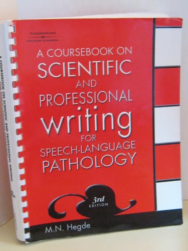 A Coursebook on Scientific and Professional Writing for Speech-language Pathology