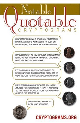 Notable Quotable Cryptograms