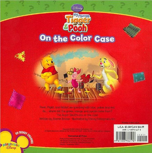 Disney My Friends Tigger and Pooh on the Color Case (Disney Tigger and Pooh)