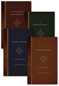 Timeless Christian Classics Confessions of Saint Augustine Pilgrims Progress by John Bunyan Morning by Morning and Evening by Evening by C H Spurgeon Box Set 