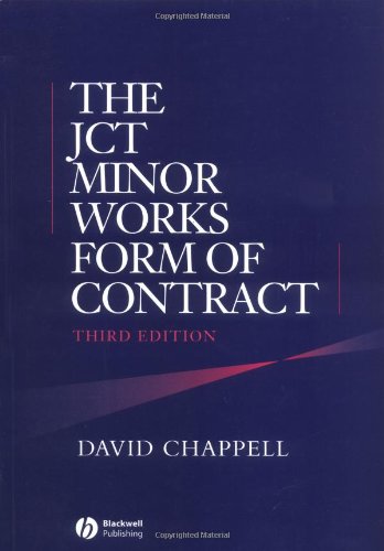 JCT Minor Works Form of Contract