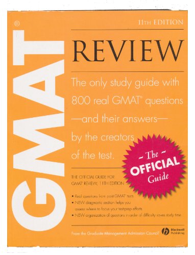 The Official Guide for GMAT Review