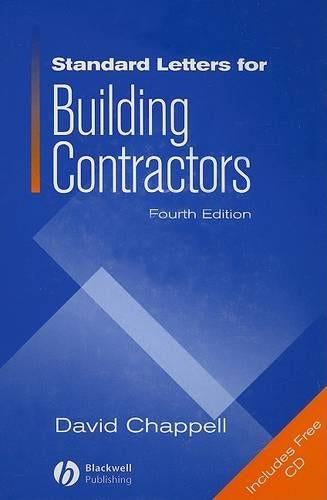 Standard Letters for Building Contractors