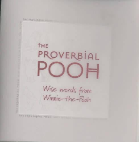 The Proverbial Pooh