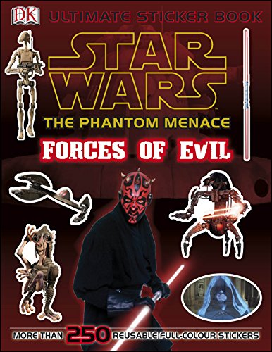 Star Wars The Phantom Menace Ultimate Sticker Book Forces of Evil