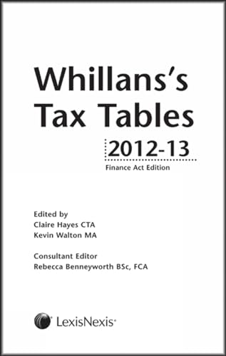 Whillans's Tax Tables 2012-13