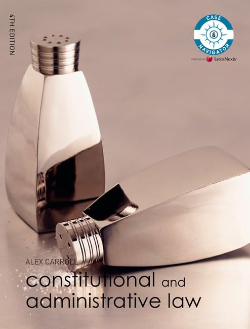 Constitutional and Administrative Law