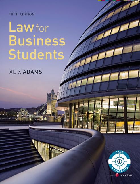 Law for Business Students fifth edition