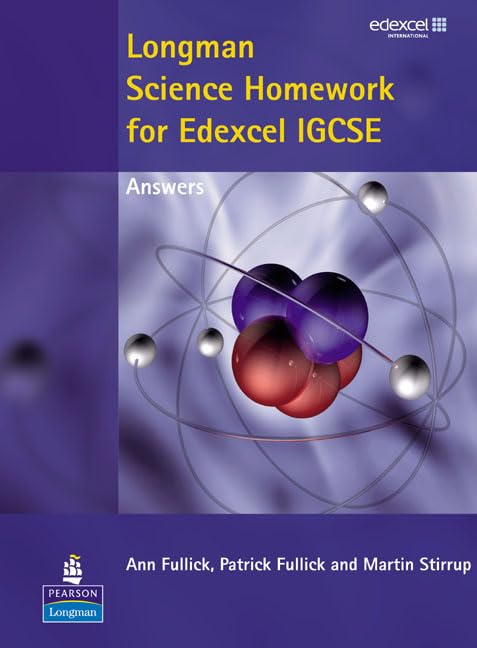 Longman Science homework for Edexcel IGCSE Answers