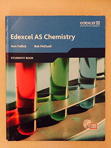 Edexcel A Level Science: AS Chemistry Students' Book with ActiveBook CD
