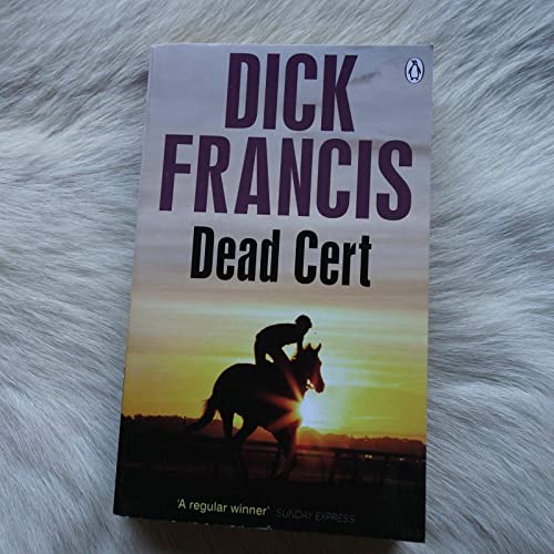DEAD CERT Dick Francis 2013 Thriller Mystery Crime MURDER Fiction Horse Racing
