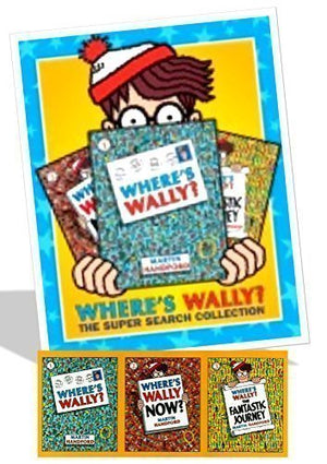 Where's Wally Box Set - Boxed gift set includes 3 books: 1) Where's Wally 2) Where's Wally Now 3) Where's Wally The Fantastic Journey RRP: £17.97