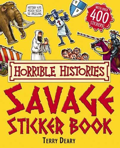 Horrible Histories: Savage Stone Age: Sticker Book