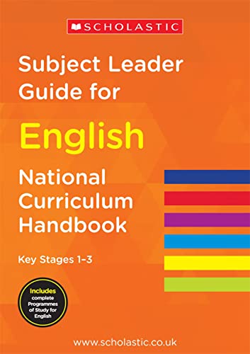 Subject Leader Guide for English - Key Stage 1-3