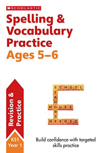 Spelling and Vocabulary Practice Ages 5-6 