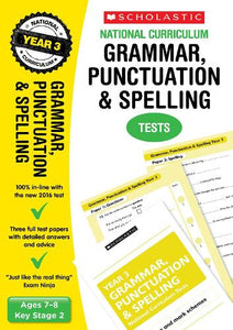 Grammar, Punctuation and Spelling Test - Year 3 