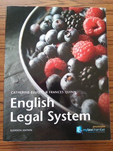 English Legal System mylawchamber Pack